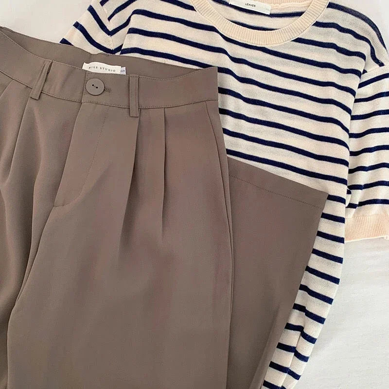 HELIAR Women’s High Waist Suit Pants