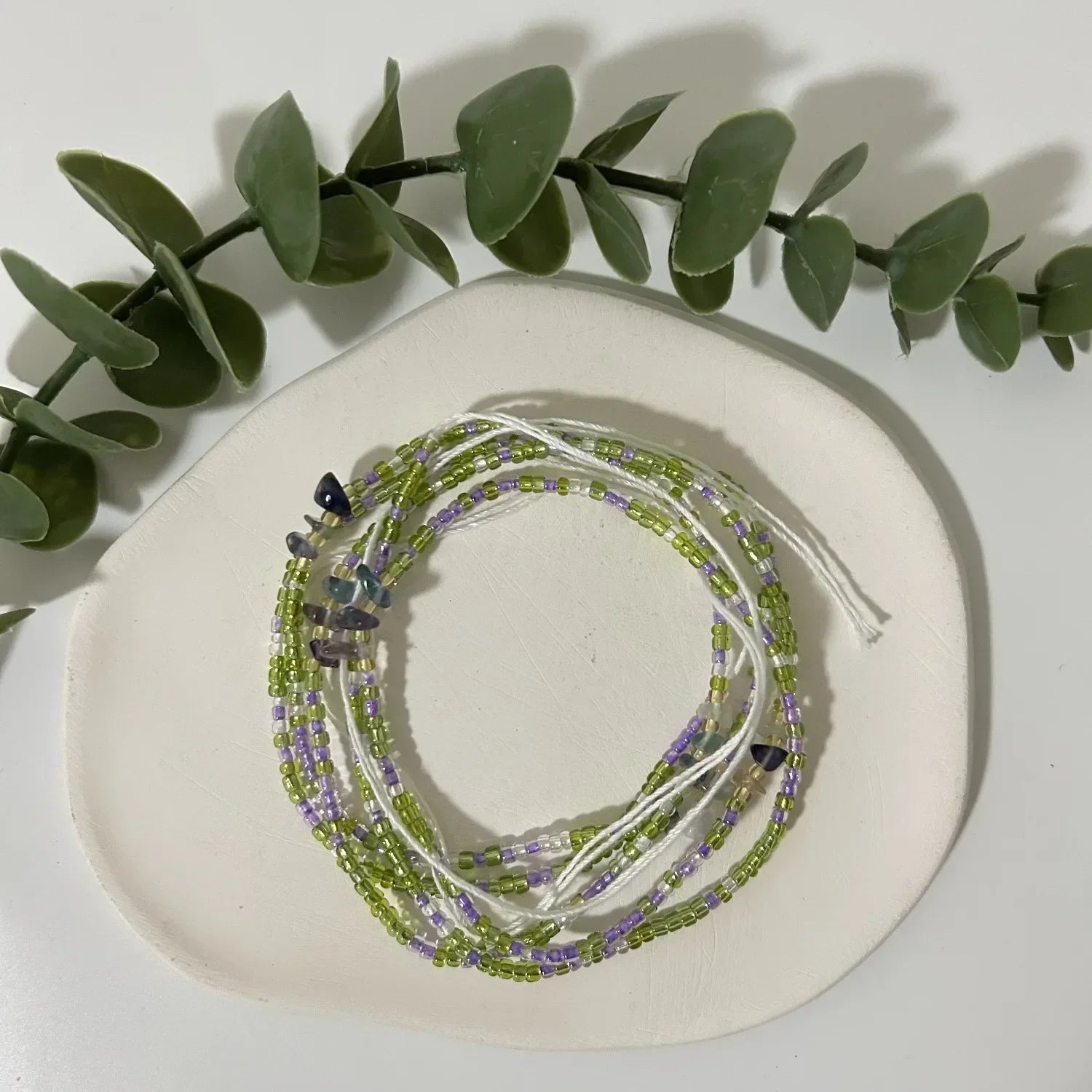 Bohemian 4mm Beads Waist Chain – Handmade Belly Necklace