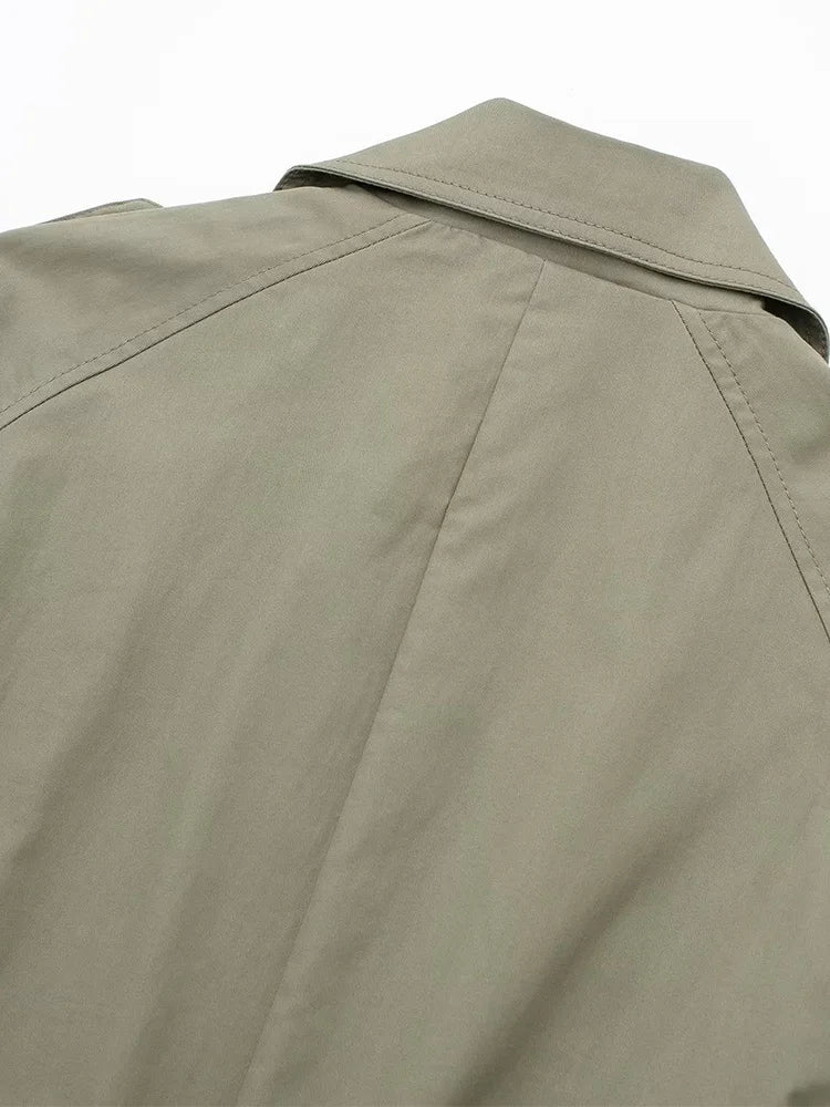 Willshela Women’s Double-Breasted Belted Trench Coat