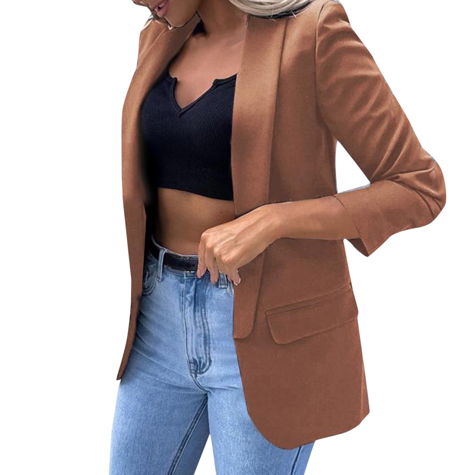 Women’s Slim Fit Blazer Cardigan – Office Chic
