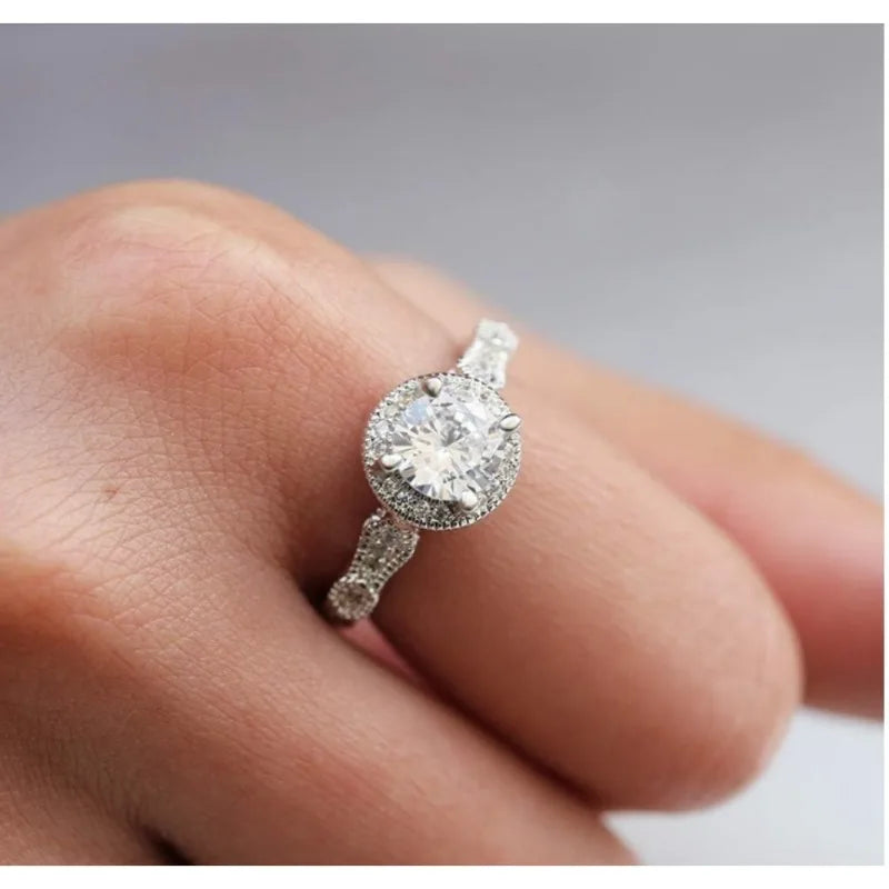 Sterling Silver Vintage Faceted Multifunctional Women’s Ring