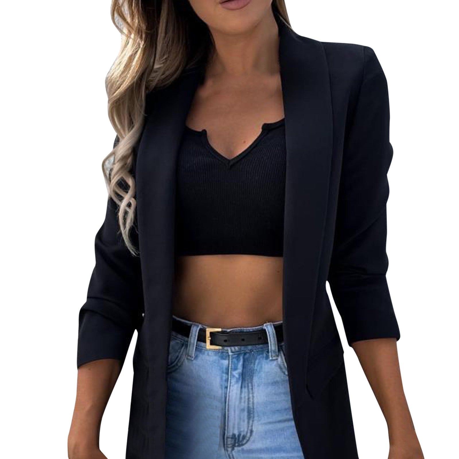 Women’s Slim Fit Blazer Cardigan – Office Chic