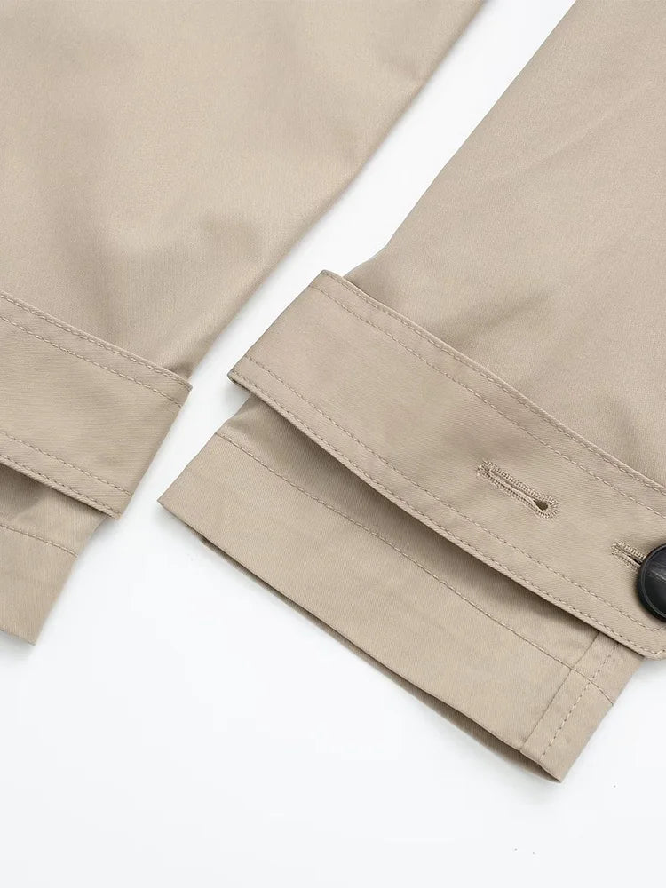 Willshela Women’s Double-Breasted Belted Trench Coat