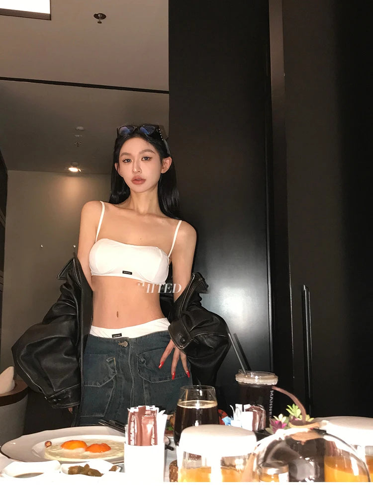 Lautaro Women’s Retro Faux Leather Oversized Jacket