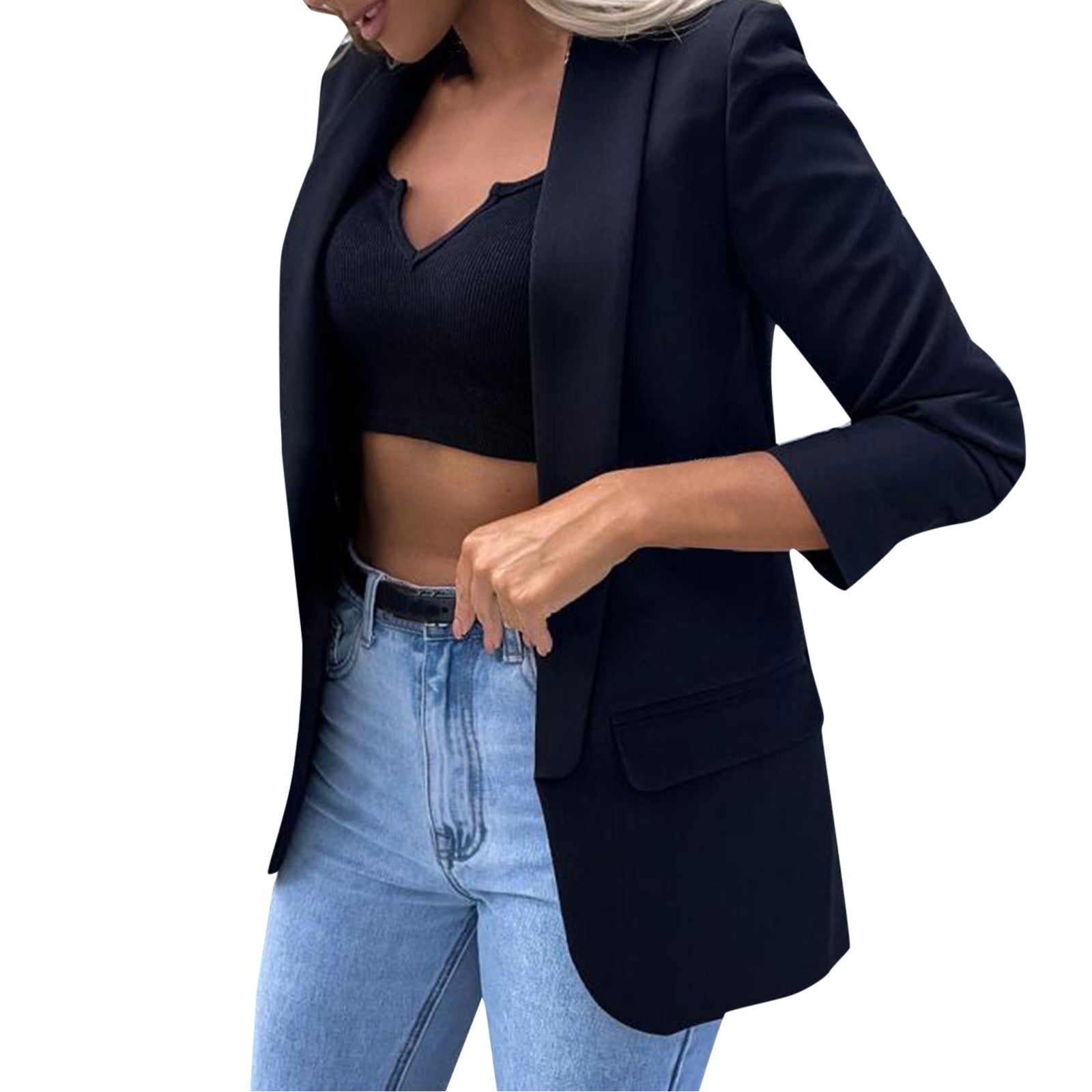Women’s Slim Fit Blazer Cardigan – Office Chic