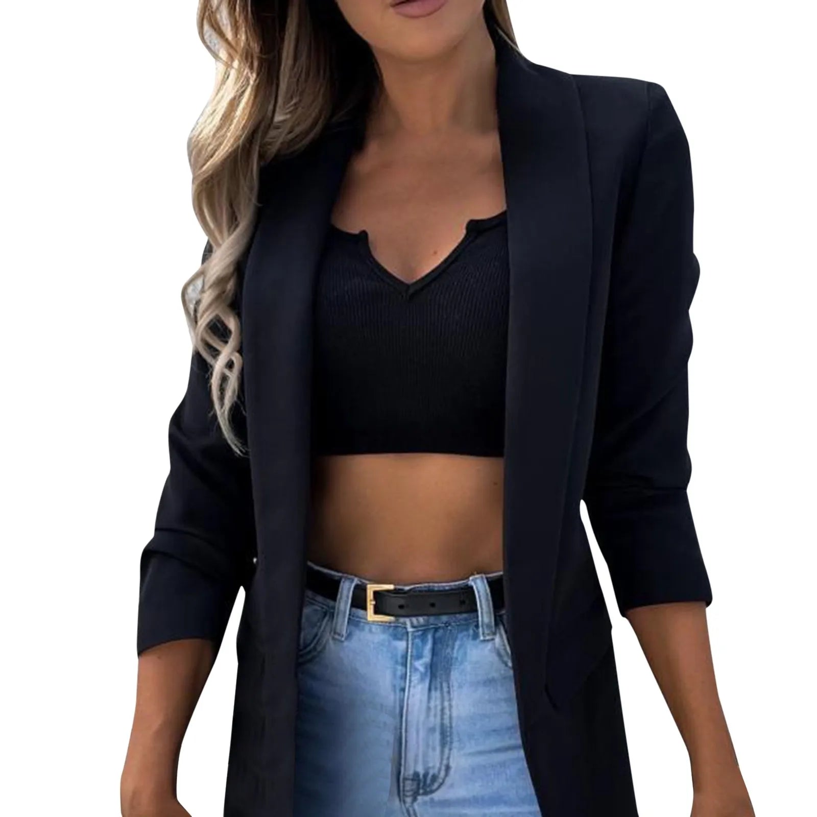 Women’s Slim Fit Blazer Cardigan – Office Chic