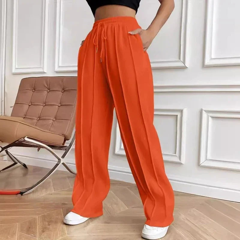 Women’s Streetwear Sweatpants – High Waist Loose Joggers