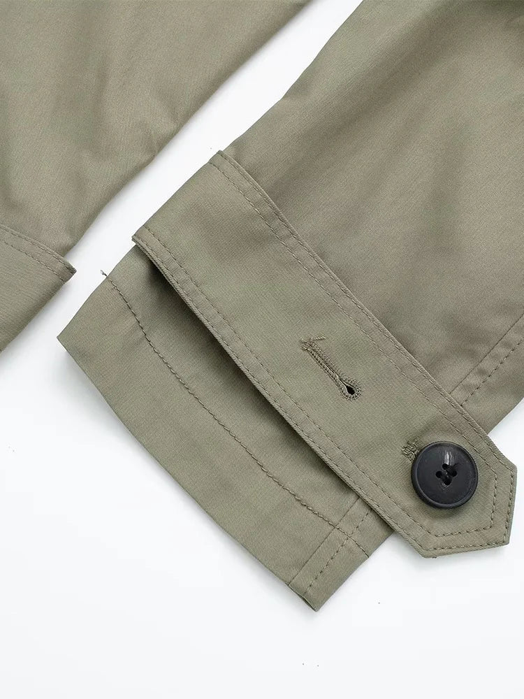 Willshela Women’s Double-Breasted Belted Trench Coat